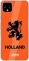 6F hoesje - geschikt voor Google Pixel 4 XL -  Transparant TPU Case - Nederlands Elftal - Holland #ffffff