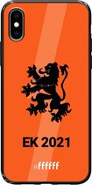 6F hoesje - geschikt voor iPhone Xs -  TPU Case - Nederlands Elftal - EK 2021 #ffffff
