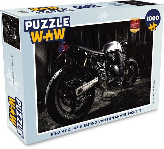 Oprecht doe niet smog Puzzel afbeelding van een motor - Legpuzzel - Puzzel 1000 stukjes  volwassenen | bol.com