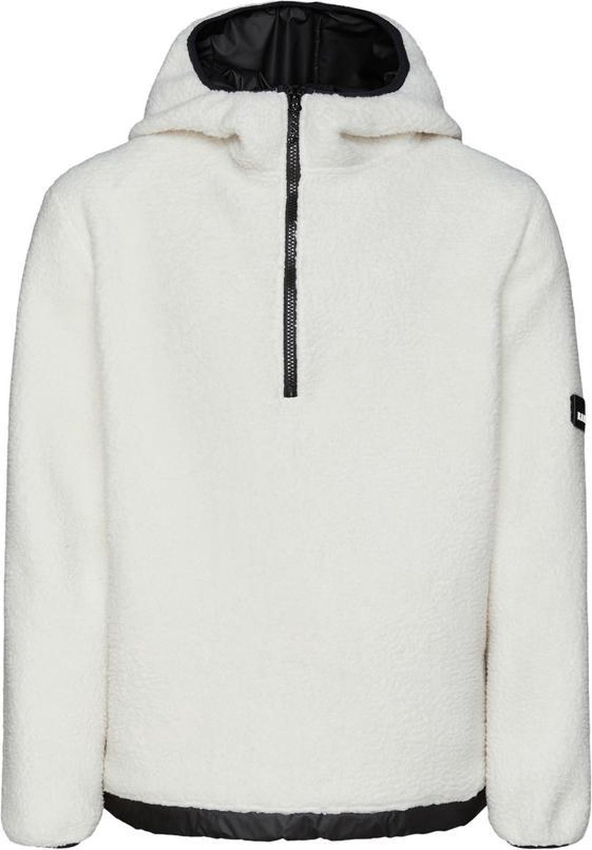 Rains - Fleece Pullover Hoodie - Off White - Unisex - M/L