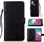 Voor Motorola Moto G30 / G10 / G10 Power Dream Catcher Afdrukken Horizontale Flip Leren Case met Houder & Kaartsleuven & Portemonnee & Lanyard (Zwart)