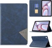Voor Samsung Galaxy Tab A7 10.4 (2020) Rhombus Texture Horizontale Flip Magnetische Leren Case met Houder & Kaartsleuven (Donkerblauw)