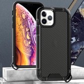 Gold-Shield-serie schokbestendige pc + TPU-hoes voor iPhone 11 Pro Max (volledig zwart)