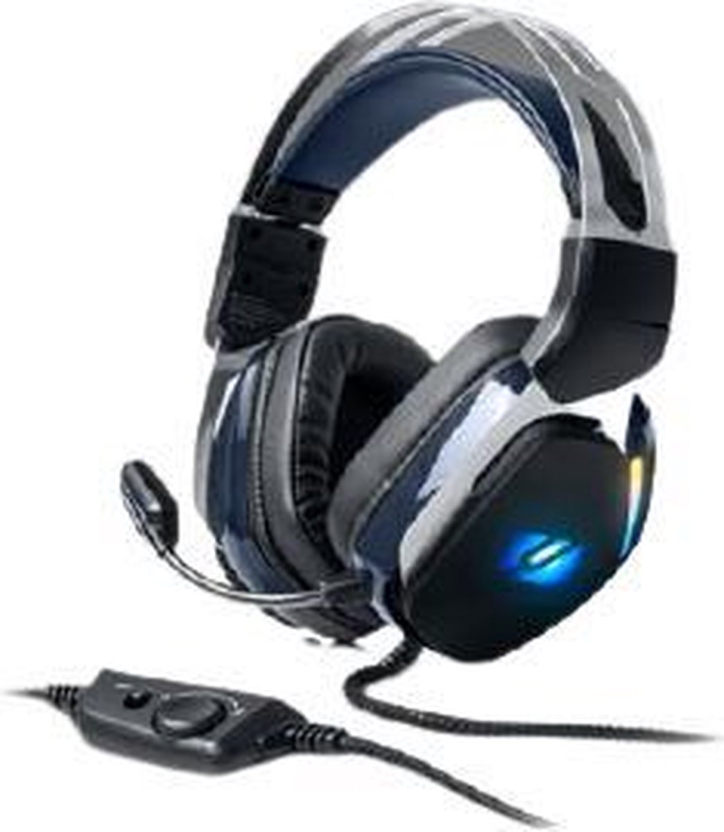 Muse M-230GH - Gaming hoofdtelefoon, met LED-verlichting, zwart