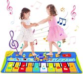 Speelgoed Piano Muziek Dansmat - 130 x 48 cm - Multikleur