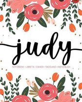 Judy: Notebook - Libreta - Cahier - Taccuino - Notizbuch: 110 pages paginas seiten pagine