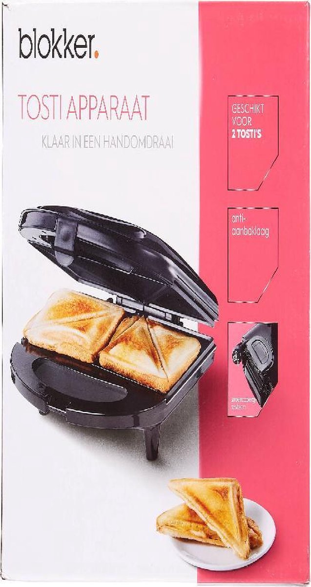 Blokker tosti-apparaat BL-80002 | bol.com