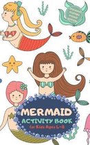 Mermaid Activity Book for Kids Ages 4-8 Stocking Stuffers Pocket Edition