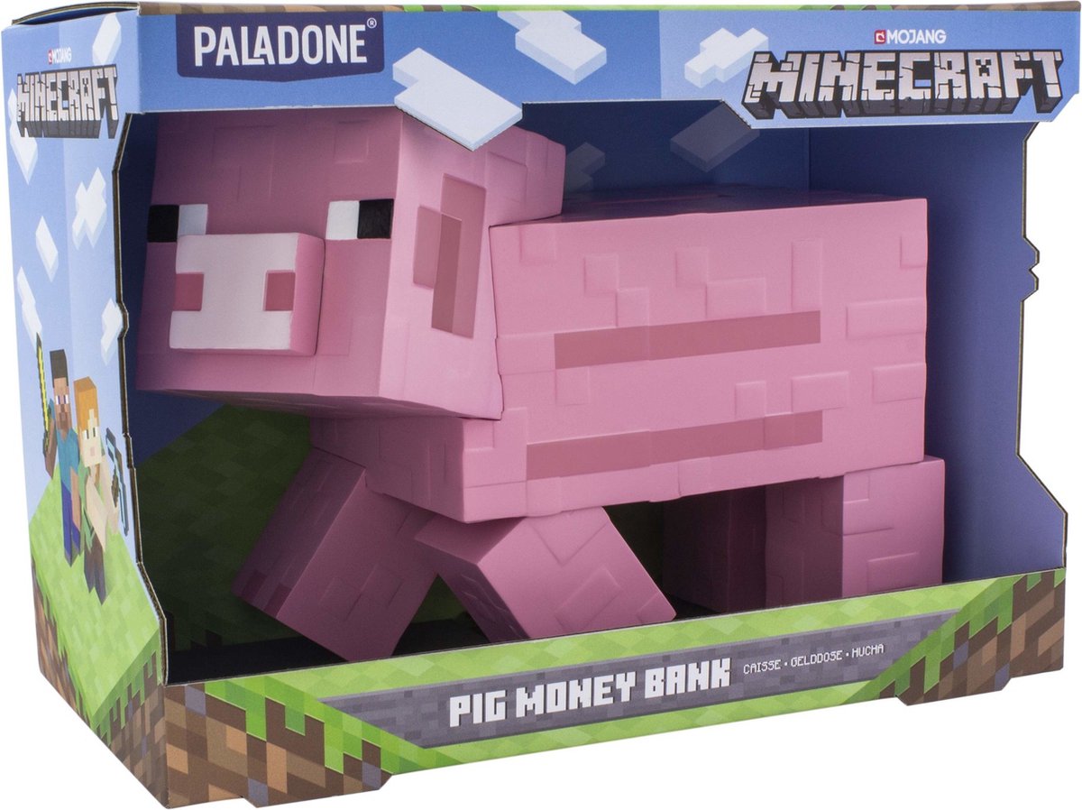 Paladone - Minecraft Spaarpot - Spaarvarken