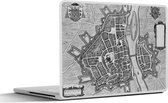 Laptop sticker - 10.1 inch - Stadskaart - Maastricht - Antiek - 25x18cm - Laptopstickers - Laptop skin - Cover