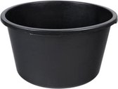 Toolland Mortelkuip, rond, kunststof, zwart, 65 liter