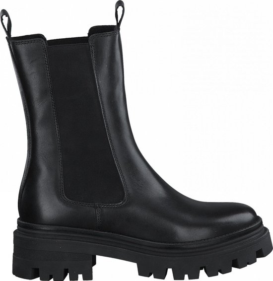 Tamaris Hoge chelsea boots zwart - Maat 42 | bol.com