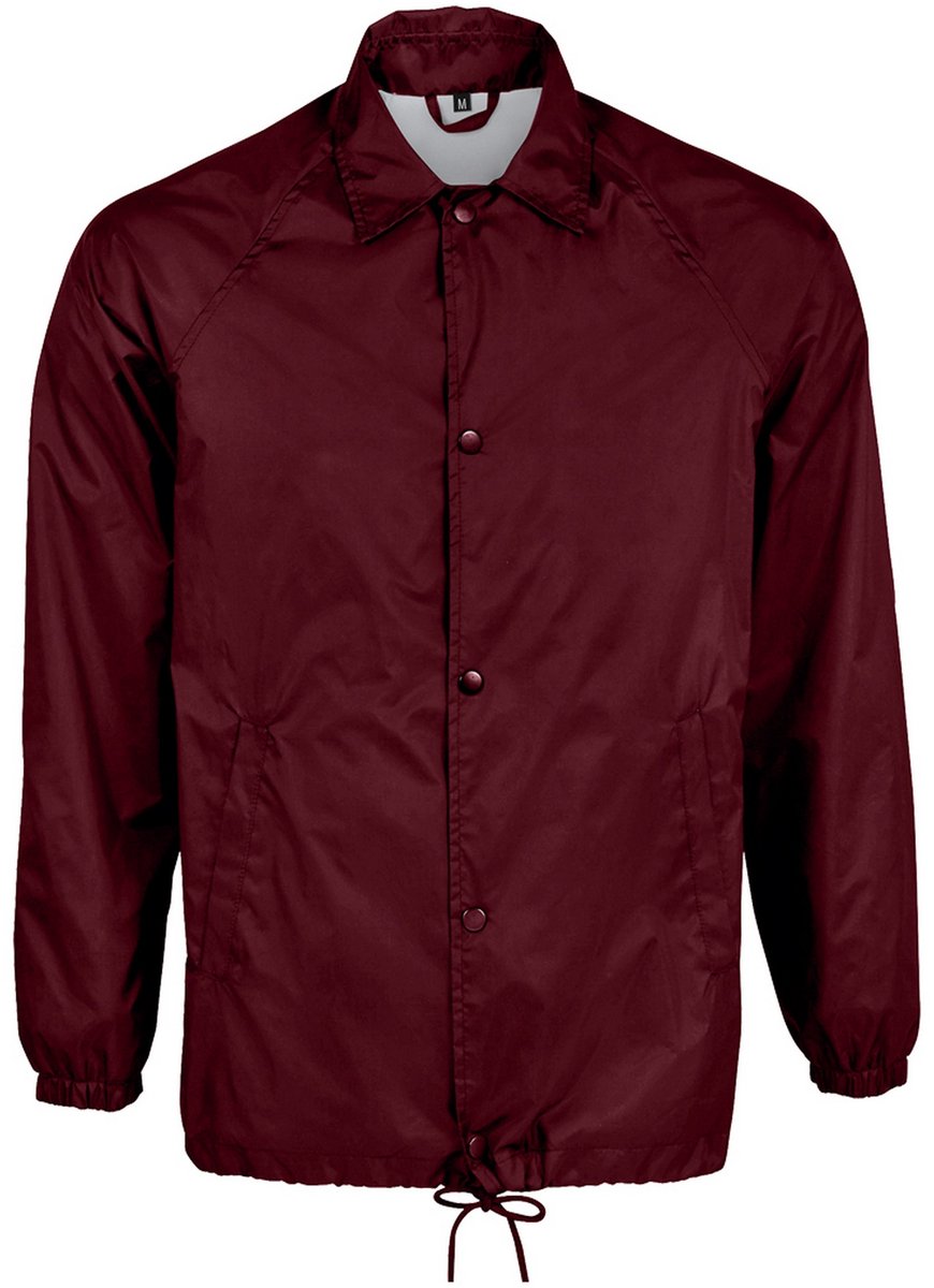 SOLS Unisex Volwassenen Sacramento Windbreaker Jacket Ossenbloed