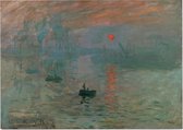 Zonsopgang, Impression, Soleil Levant, Claude Monet - Foto op Posterpapier - 42 x 29.7 cm (A3)