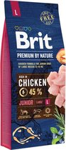 Brit Premium by Nature hondenvoer Junior L 15 kg - Hond