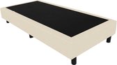 Bedworld Boxspring 100x200 - Lederlook - Beige (MD912)