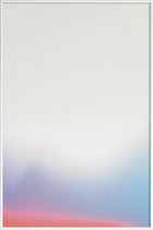 JUNIQE - Poster in kunststof lijst Sunrise 2 -40x60 /Blauw & Ivoor