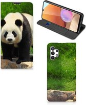 Hoesje Geschikt voor Samsung Galaxy A32 5G Enterprise Editie | Geschikt voor Samsung A32 4G Telefoontas Panda