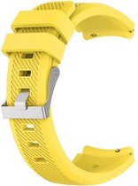 Strap-it siliconen horlogeband 22mm universeel - geel