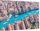 Eiland van Venetië en Venetiaanse lagune van boven - Foto op Canvas - 90 x 60 cm