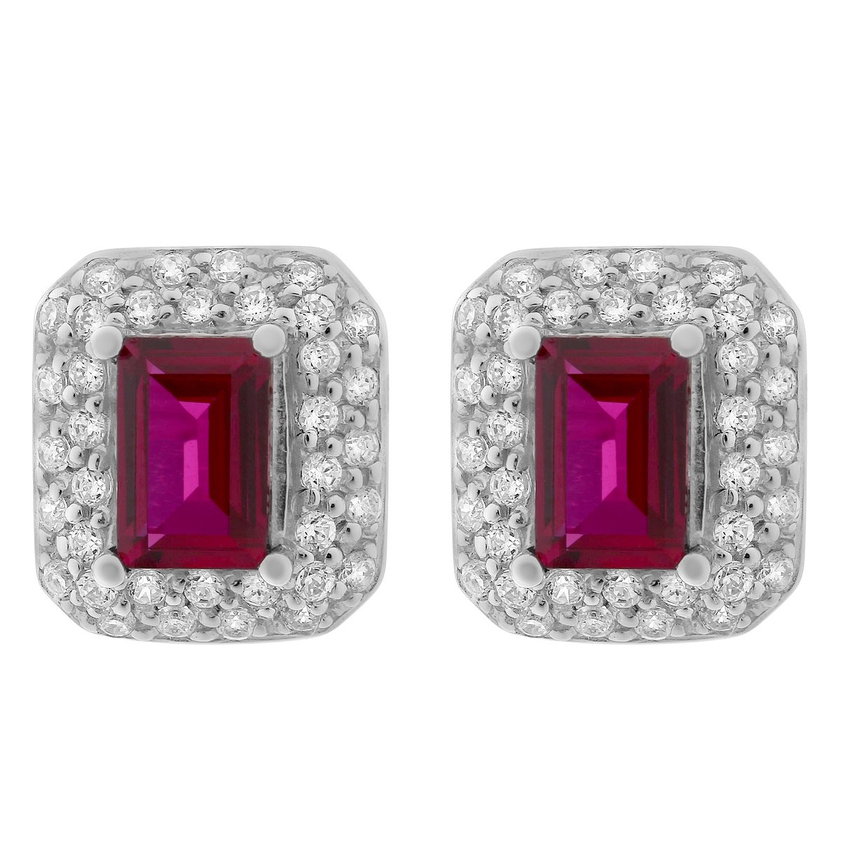 Orphelia ZO-7237/RU - Oorbel - 925 Zilver - Zirkonia - 1 cm