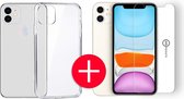 iPhone 11 Transparant Hoesje + GRATIS Screenprotector - Transparant - Extra Dun - Apple iPhone 11 - Hoes - Cover - Case - Screenprotector kit