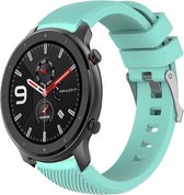 Siliconen Smartwatch bandje - Geschikt voor  Xiaomi Amazfit GTR silicone band - aqua - 42mm - Horlogeband / Polsband / Armband