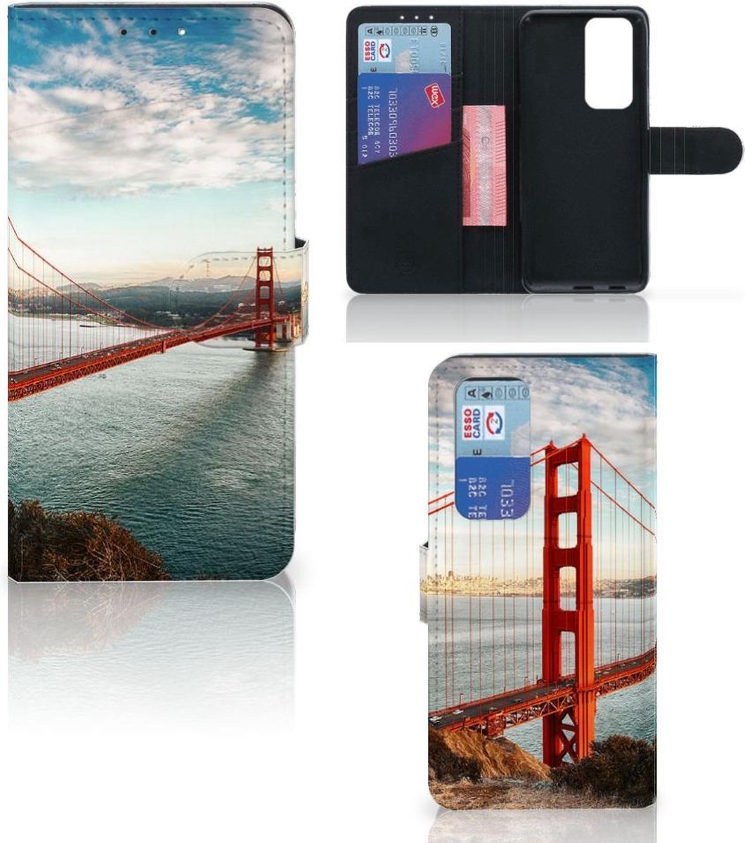 OPPO Find X3 Neo 5G Flip Cover Golden Gate Bridge