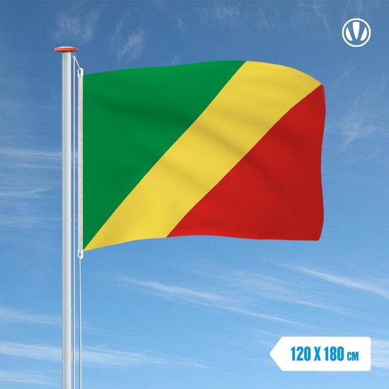 Drapeau Congo-Brazzaville 120x180cm