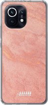 6F hoesje - geschikt voor Xiaomi Mi 11 -  Transparant TPU Case - Sandy Pink #ffffff