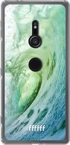 6F hoesje - geschikt voor Sony Xperia XZ2 -  Transparant TPU Case - It's a Wave #ffffff