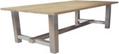 ABC Kantoormeubelen vergadertafel londen breed 220cm bladkleur white oak matlak