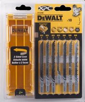 DeWalt DT2296 10 delig Decoupeerzaagblad set XPC in cassette - Hout / Kunststof / Laminaat