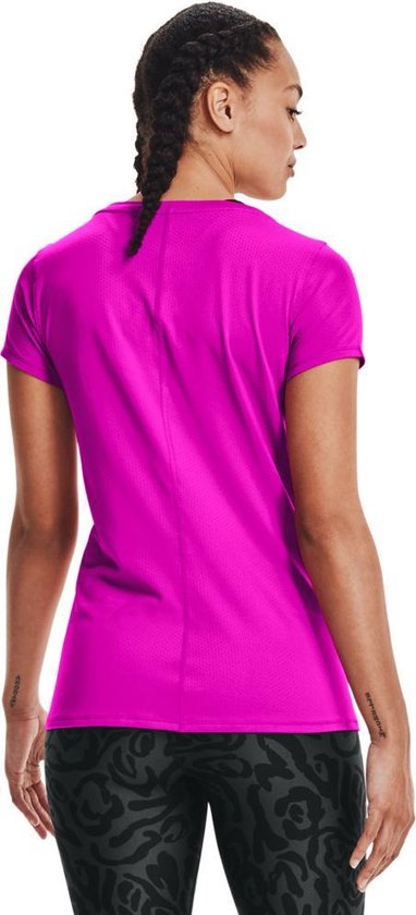 Women’s Short Sleeve T-Shirt Under Armour HeatGear Fuchsia