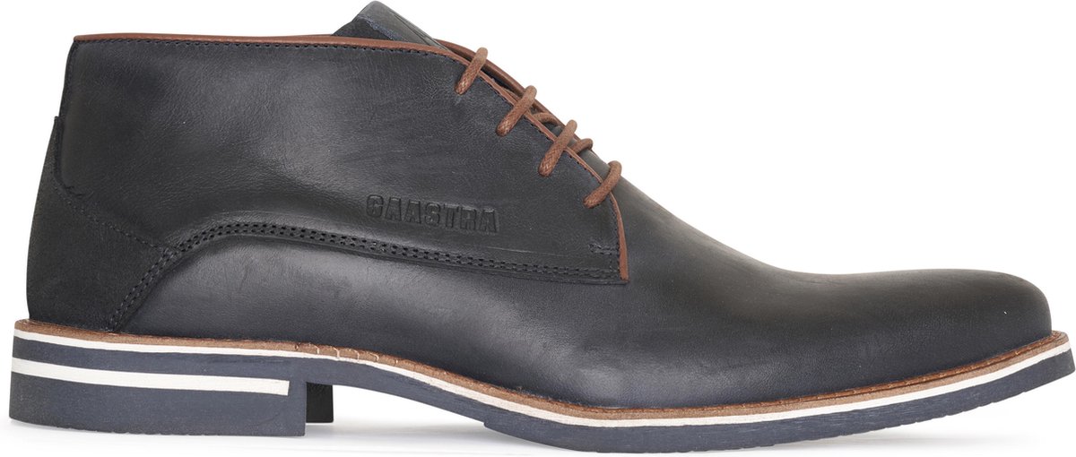 Gaastra - Heren Nette schoenen Murray Mid Lea M Navy - Blauw - Maat 47