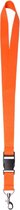 Niltons Keycord 53 X 2,5 Cm Polyester Oranje