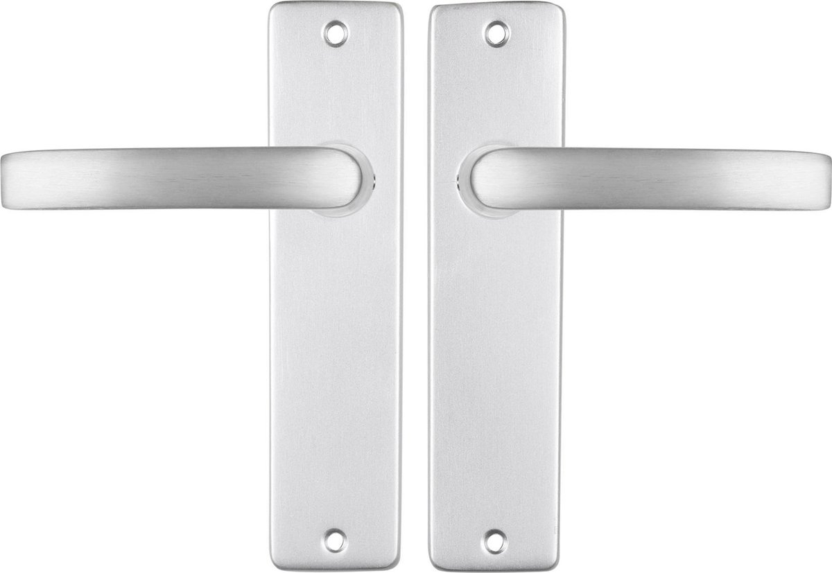 Starx Deurklink Aluminium – Deurbeslag – Deurkruk met Schild – Blind - Deurklink Blok – 43 x 180 x Ø 18 mm