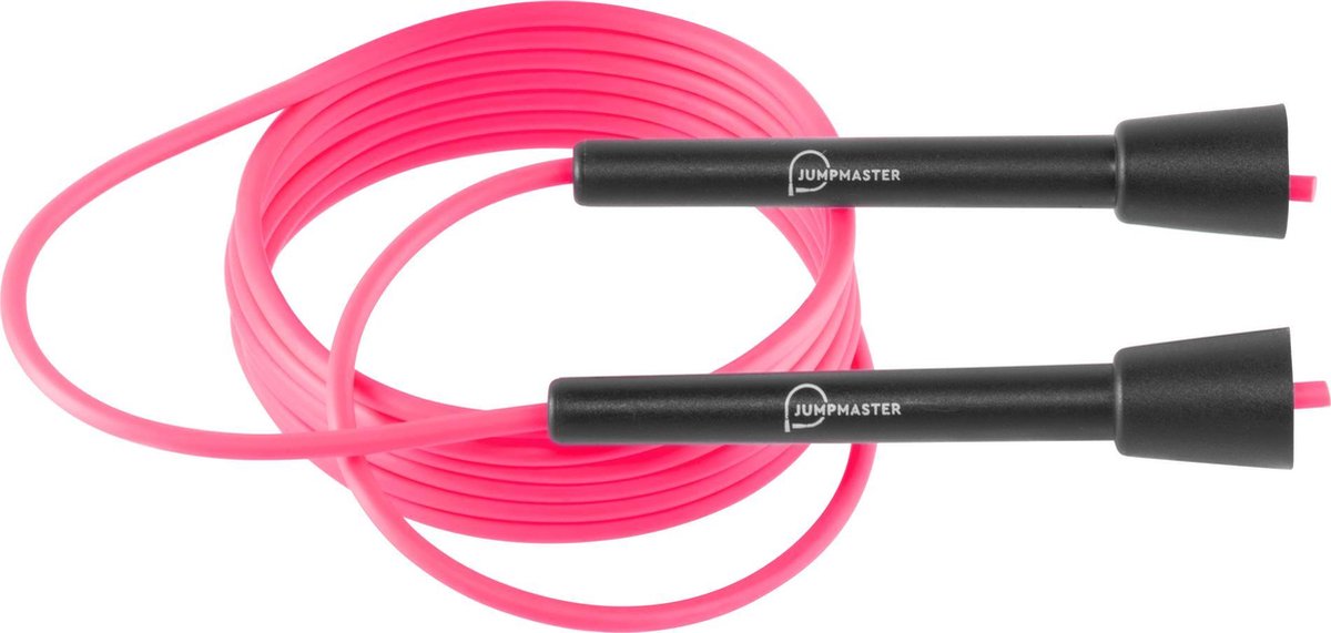 Jumpmaster Speed Rope Floyd - springtouw (black & pink) 10ft (305cm) - ⌀5mm - 100gr - jump rope