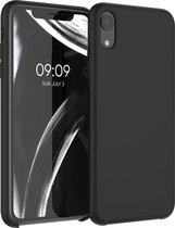 kwmobile telefoonhoesje voor Apple iPhone XR - Hoesje met siliconen coating - Smartphone case in zwart