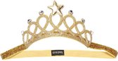 Prinses - Kroon met ster - Goud - Frozen - Rapunzel - Doornroosje - Elsa - Anna - Prinsessenjurk - Verkleedkleding