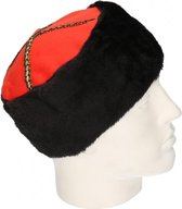 4x stuks kozakken verkleed hoed/muts voor volwassenen - Carnaval hoeden