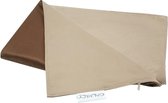 Calmzy Superior Chill - Duvet cover - Verzwaringsdeken hoes - 150 x 200 cm - Luchtig - Ademend - Chocolade/taupe