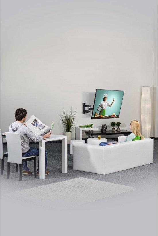 Hama tv beugel - Draai, kantelbaar en uittrekbaar - 19" - 48" - max 20kg - VESA 200x200