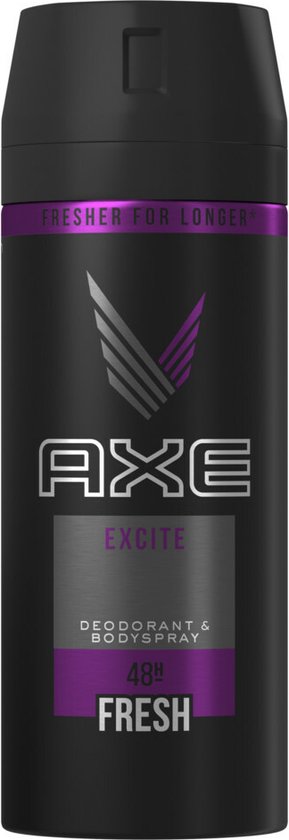 Axe Excite Bodyspray Deodorant - 6 x 150 ml - Voordeelverpakking - Axe