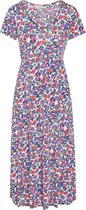 Cassis - Female - Lange jurk met bloemenprint  - Multicolor