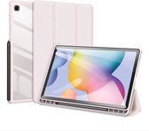Dux Ducis Toby Samsung Galaxy Tab S6 Lite / Tab S6 Lite (2022) Hoes Tri-Fold Bookcase Roze