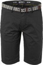 Korte Chino Met Riem Zwart (118190356 - 020)