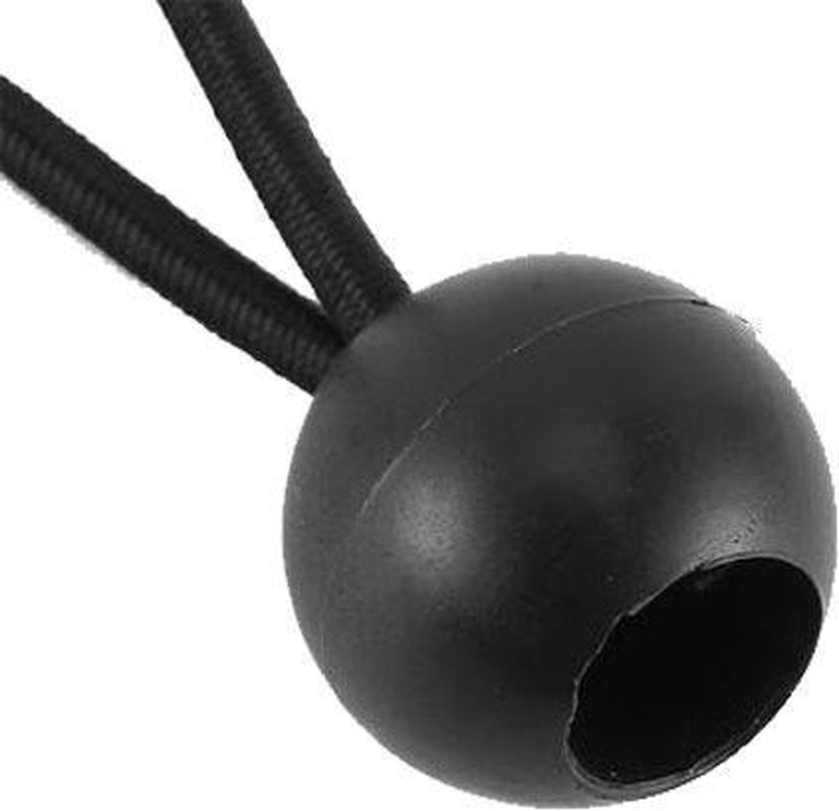 Bal met oog voor elastiek - 6mm - 4 stuks