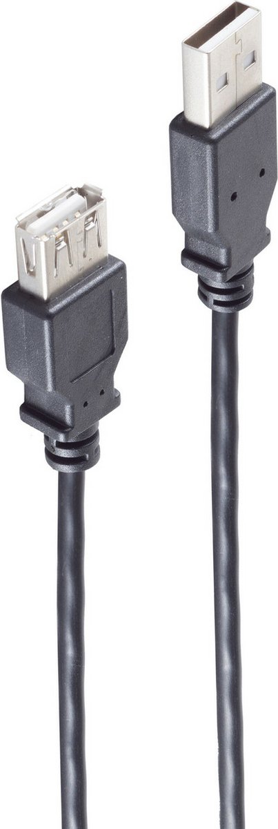 shiverpeaks BS13-24305 USB-kabel USB 2.0 0,3 m USB A Zwart