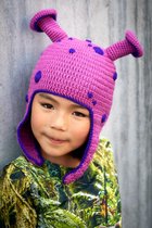 Mumami-Mumalien Muts-6-8 jaar-licht oranje-wol